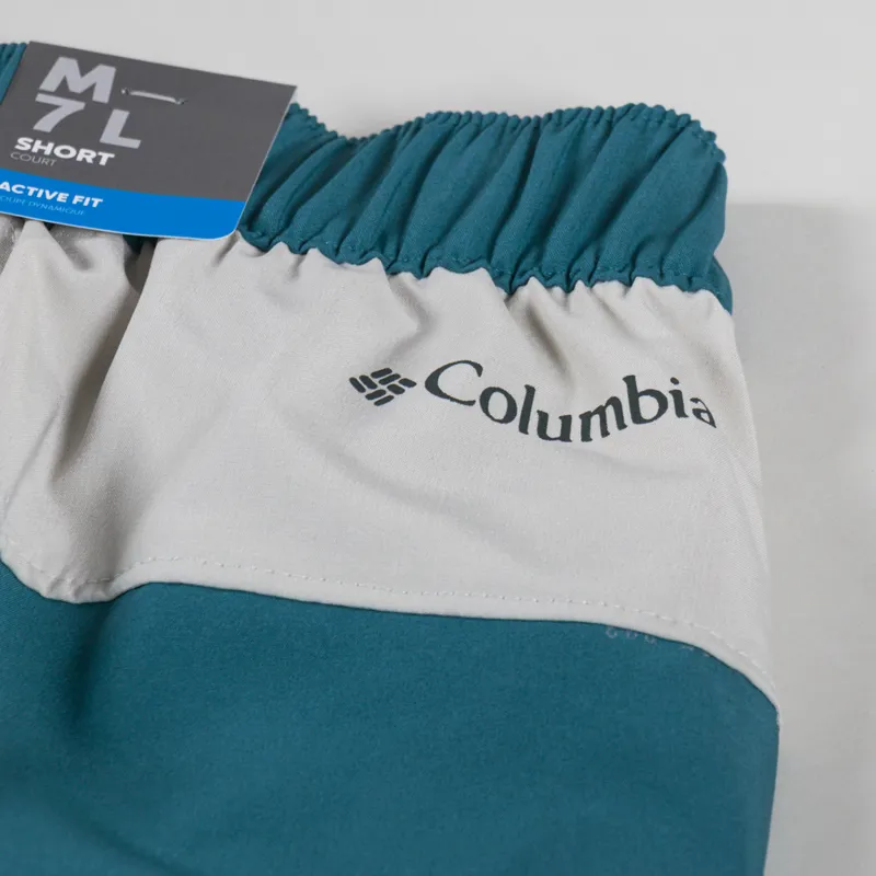 Columbia Colour Block Hiking Shorts River Blue-4