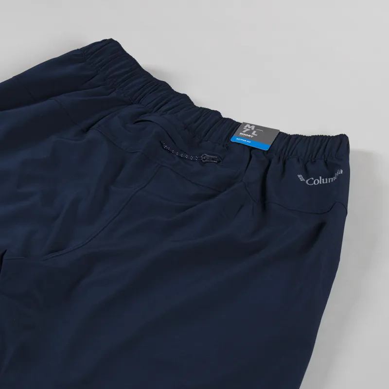 Columbia Colour Block Hiking Shorts Collegiate Navy-3
