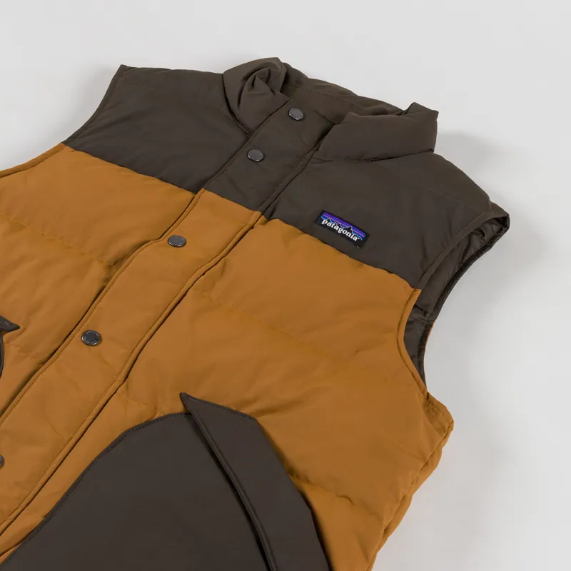Patagonia Downdrift Vest Shelter Brown-3