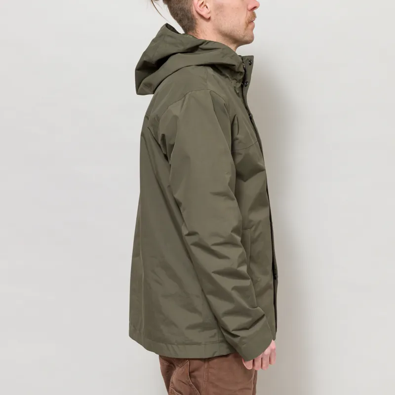 Patagonia Outdoor Everyday Rain Jacket Basin Green-4