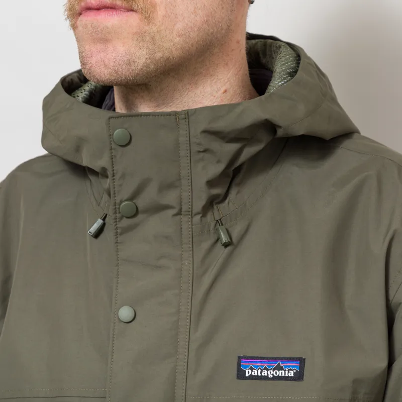 Patagonia Outdoor Everyday Rain Jacket Basin Green-5