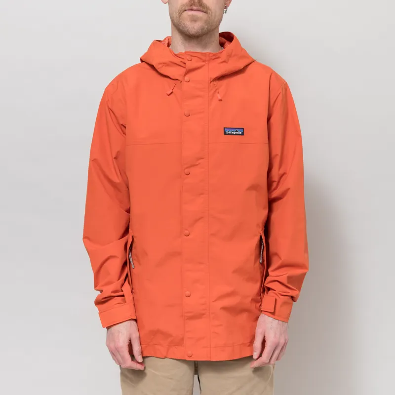 Patagonia Outdoor Everyday Rain Jacket Coal Orange
