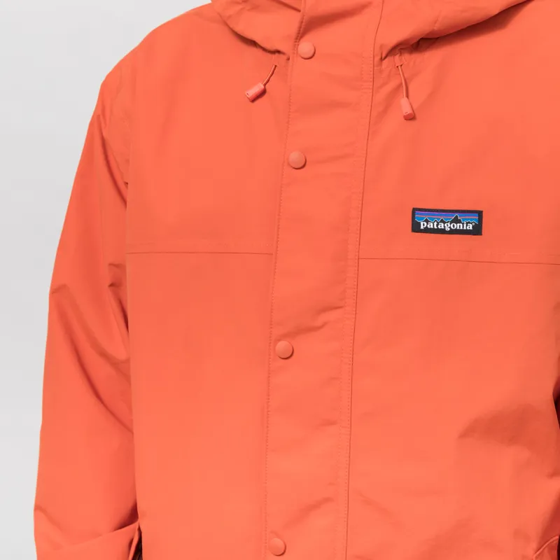 Patagonia Outdoor Everyday Rain Jacket Coal Orange-7