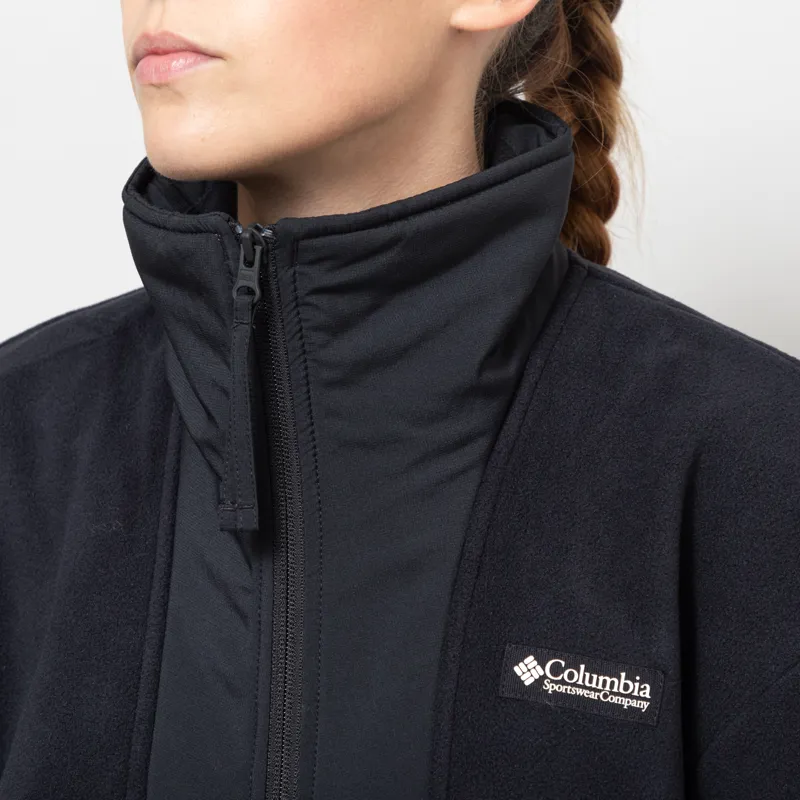 Columbia Womens Sequoia Grove Half Zip Fleece Black-5