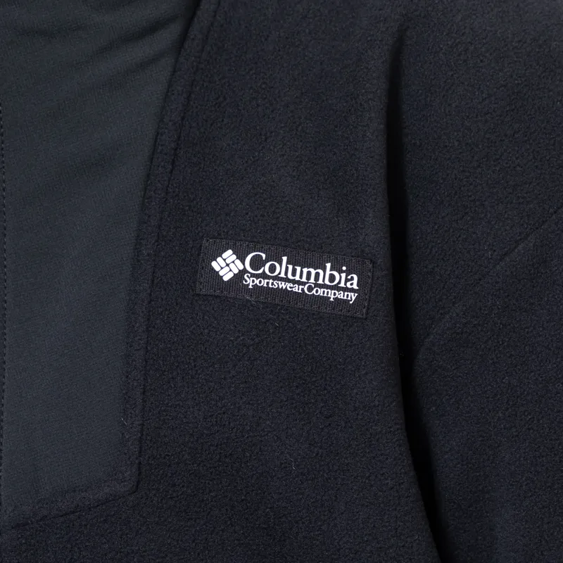 Columbia Womens Sequoia Grove Half Zip Fleece Black-6