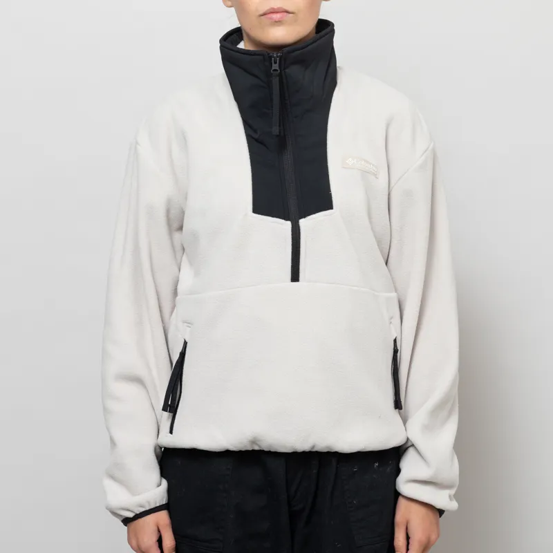 Columbia Womens Sequoia Grove Half Zip Fleece Dark Stone Black