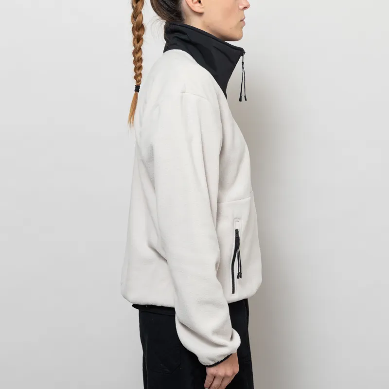 Columbia Womens Sequoia Grove Half Zip Fleece Dark Stone Black-4