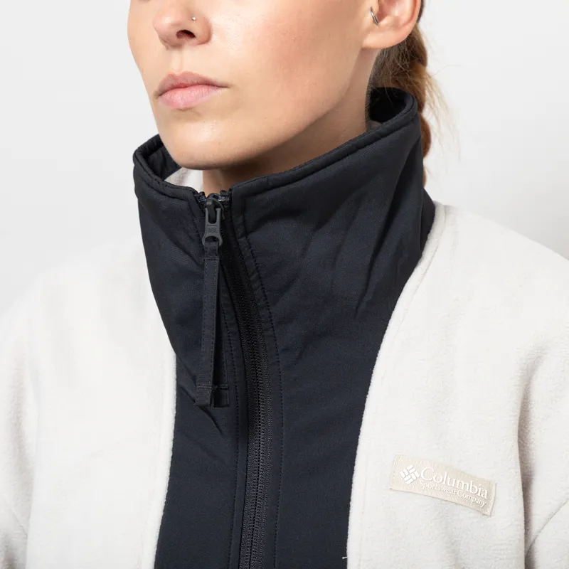 Columbia Womens Sequoia Grove Half Zip Fleece Dark Stone Black-5