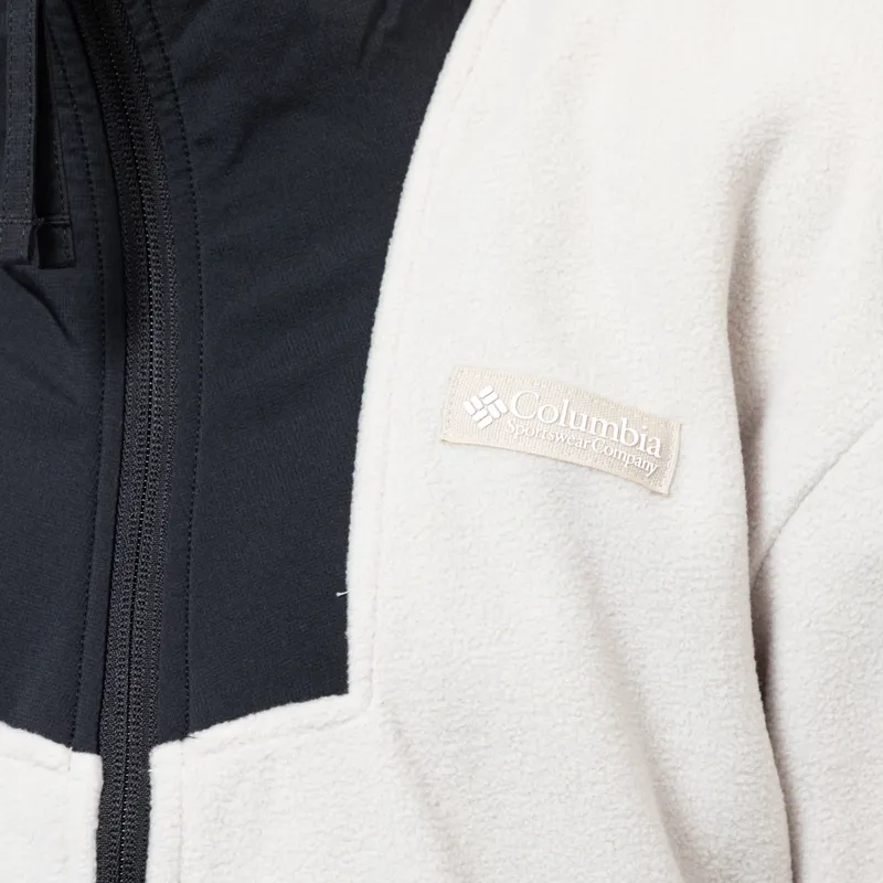 Columbia Womens Sequoia Grove Half Zip Fleece Dark Stone Black-6