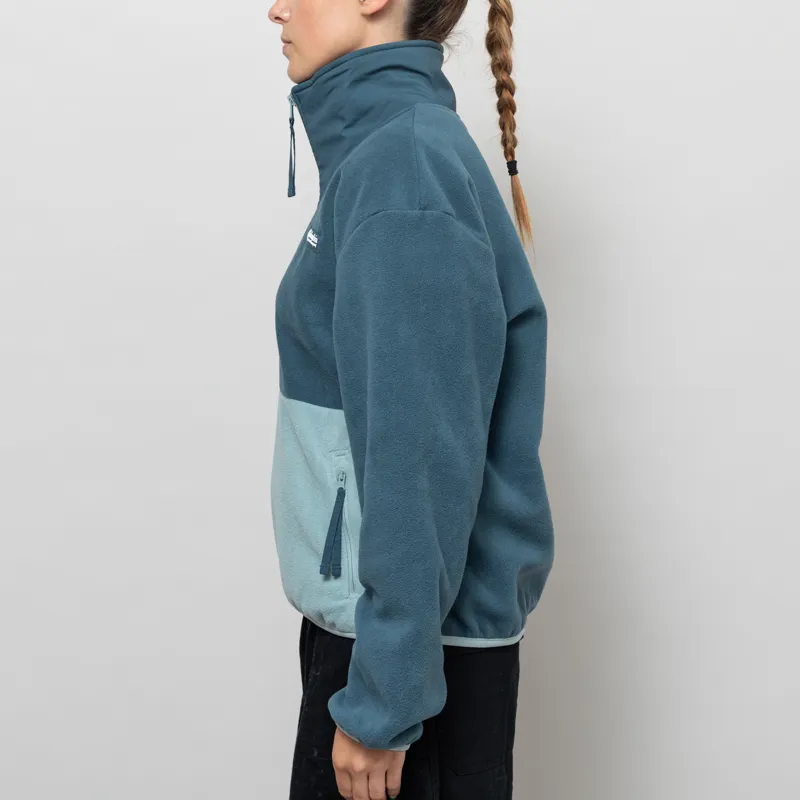 Columbia Womens Sequoia Grove Half Zip Fleece Everblue Crushed Blue-3