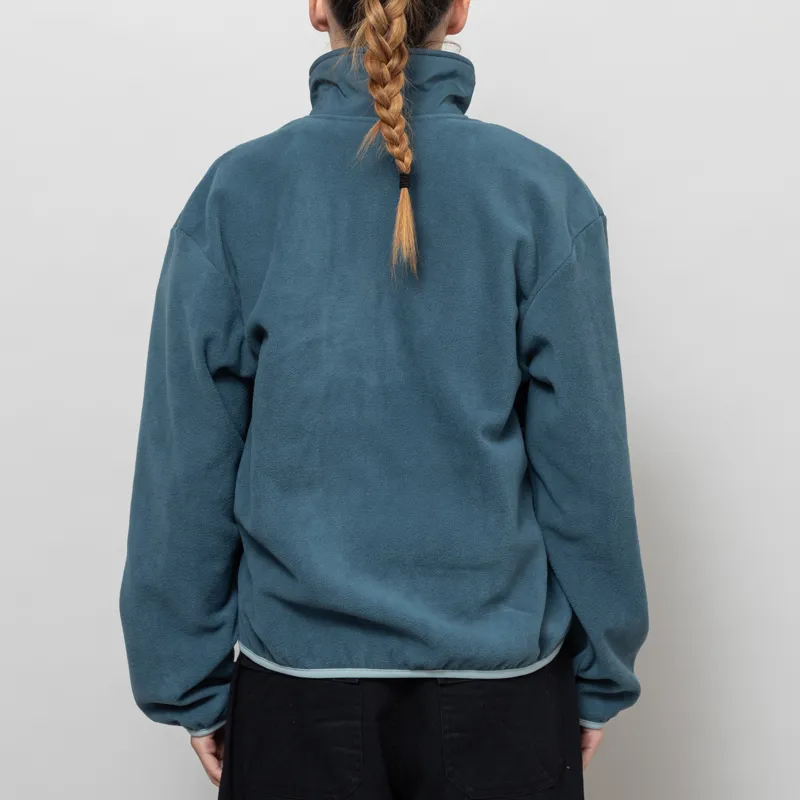 Columbia Womens Sequoia Grove Half Zip Fleece Everblue Crushed Blue-4