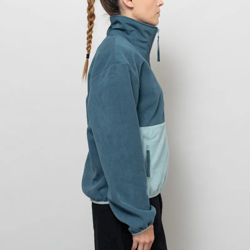 Columbia Womens Sequoia Grove Half Zip Fleece Everblue Crushed Blue-5