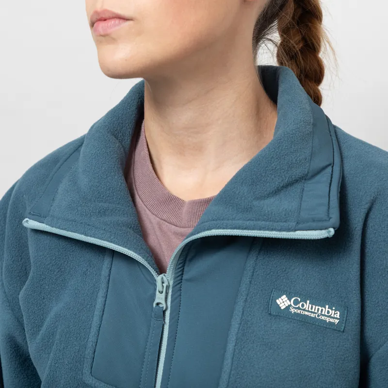 Columbia Womens Sequoia Grove Half Zip Fleece Everblue Crushed Blue-7