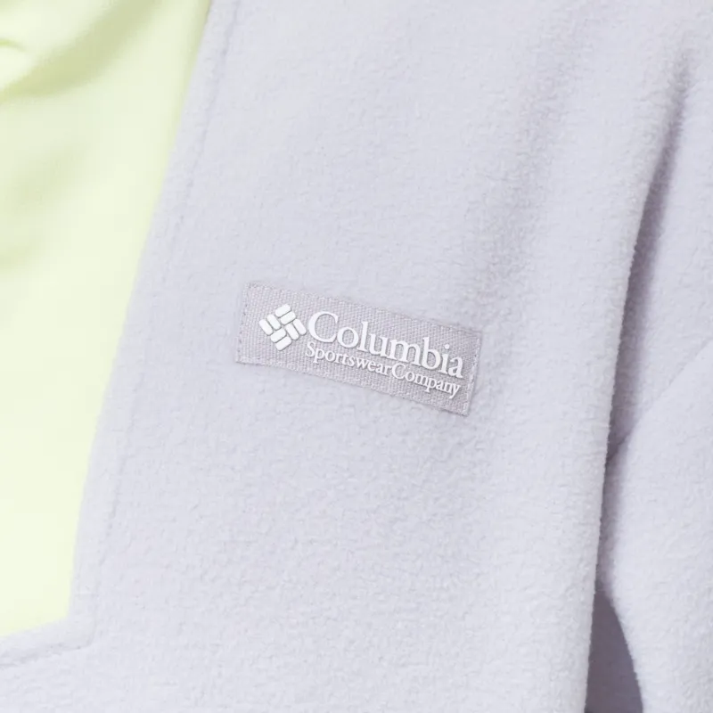 Columbia Womens Sequoia Grove Half Zip Fleece Lavender Stormwatch Citron-4
