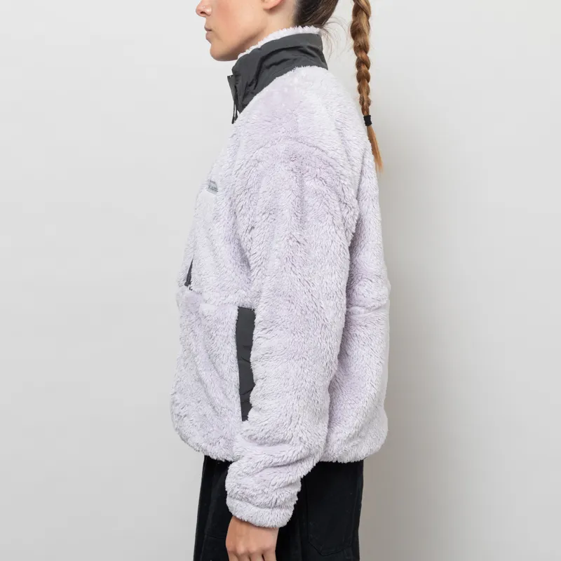 Columbia Womens Discovery II Sherpa Fleece Jacket Lavender Pearl Shark-2