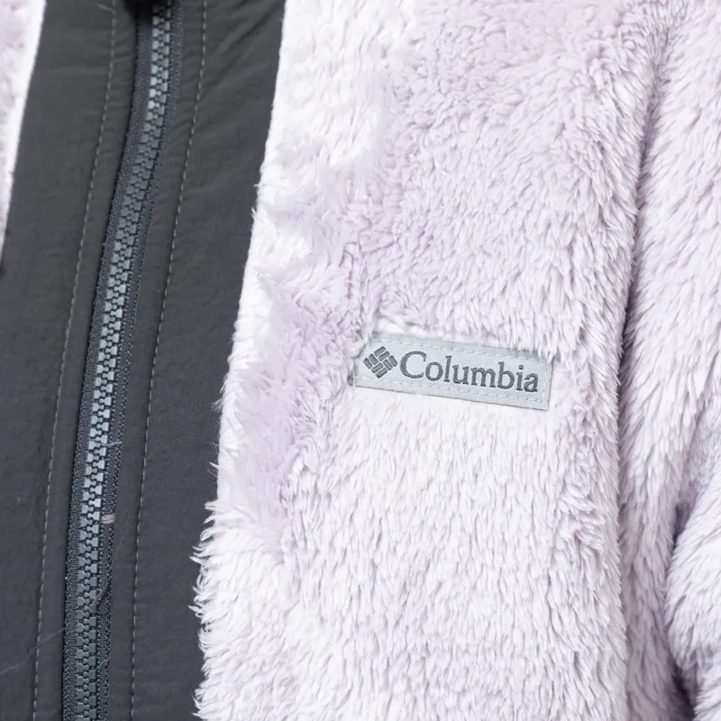 Columbia Womens Discovery II Sherpa Fleece Jacket Lavender Pearl Shark-6