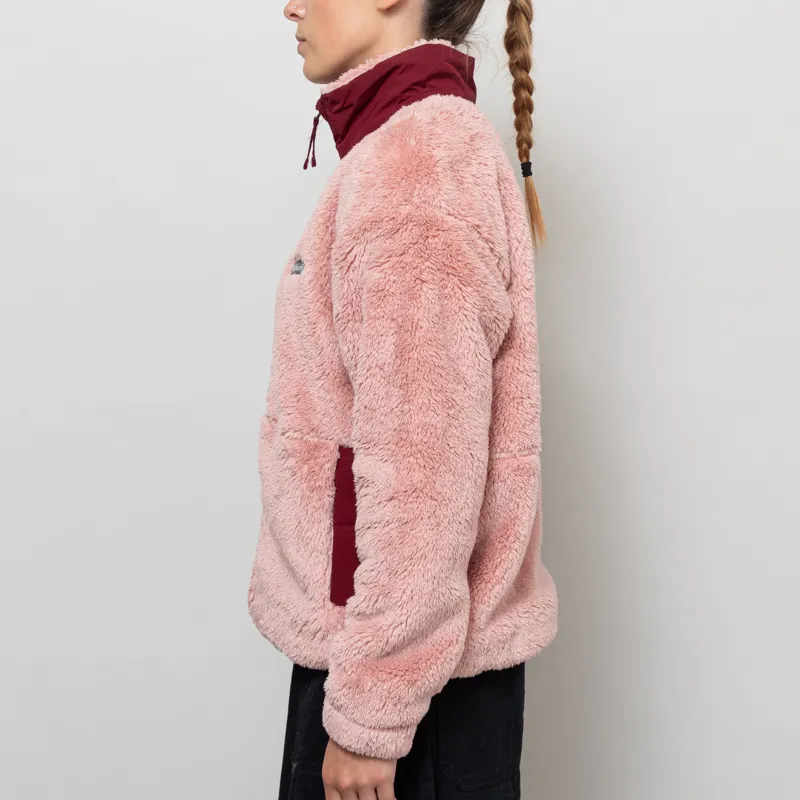 Columbia Womens Discovery II Sherpa Fleece Jacket Eraser Pink Rich Wine-2
