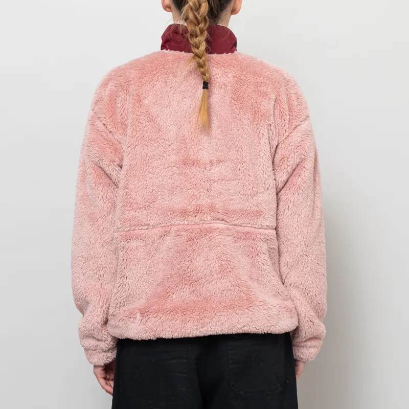 Columbia Womens Discovery II Sherpa Fleece Jacket Eraser Pink Rich Wine-3