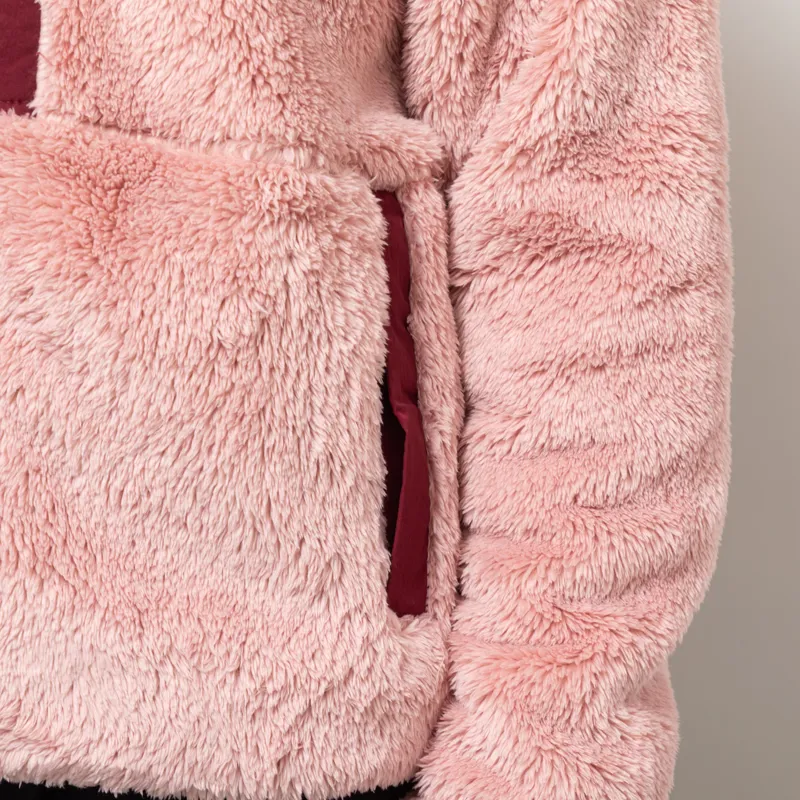 Columbia Womens Discovery II Sherpa Fleece Jacket Eraser Pink Rich Wine-7