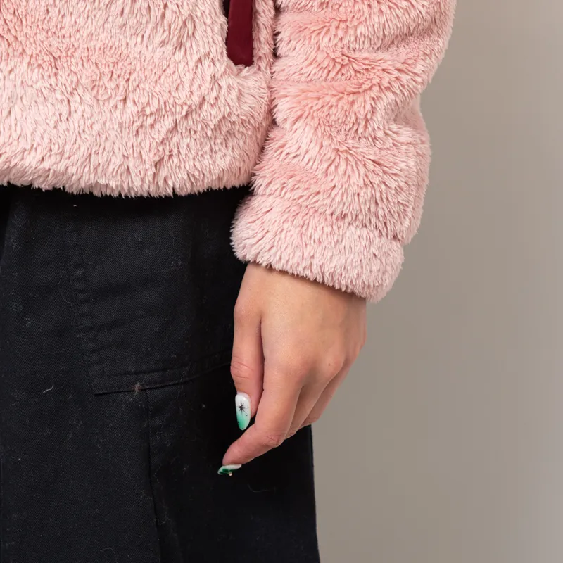 Columbia Womens Discovery II Sherpa Fleece Jacket Eraser Pink Rich Wine-9