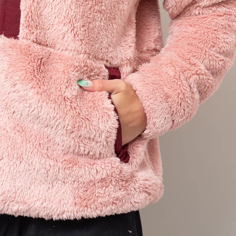 Columbia Womens Discovery II Sherpa Fleece Jacket Eraser Pink Rich Wine-8