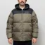 Columbia Puffect II Hooded Puffer Jacket Stone Green Black