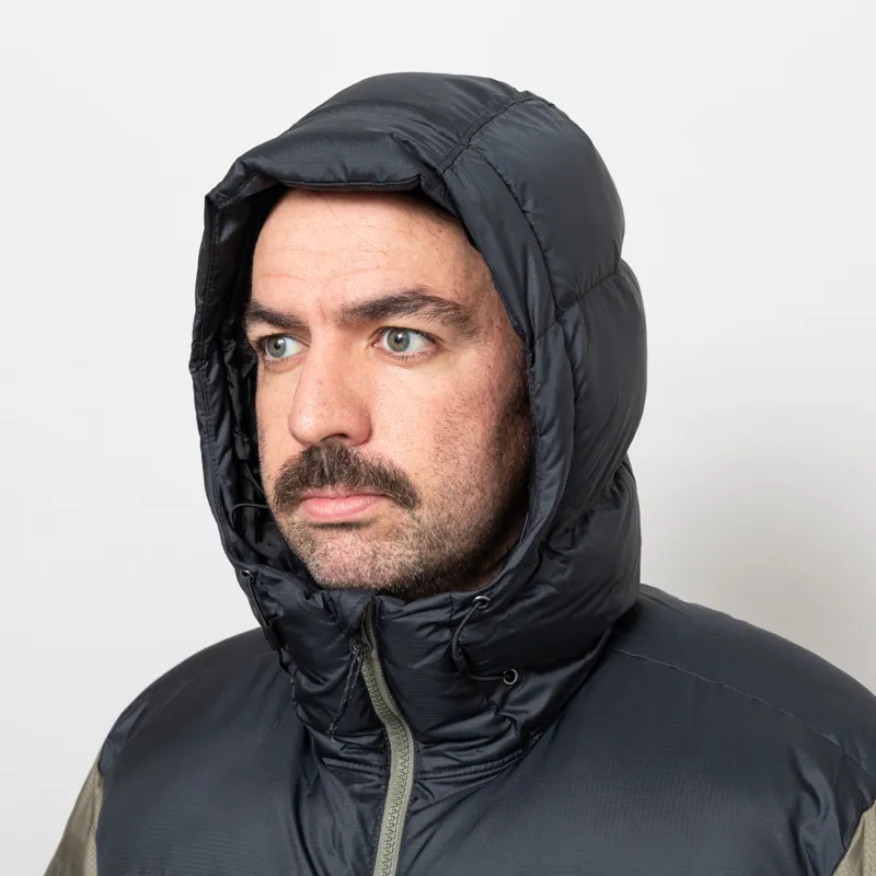 Columbia Puffect II Hooded Puffer Jacket Stone Green Black-7