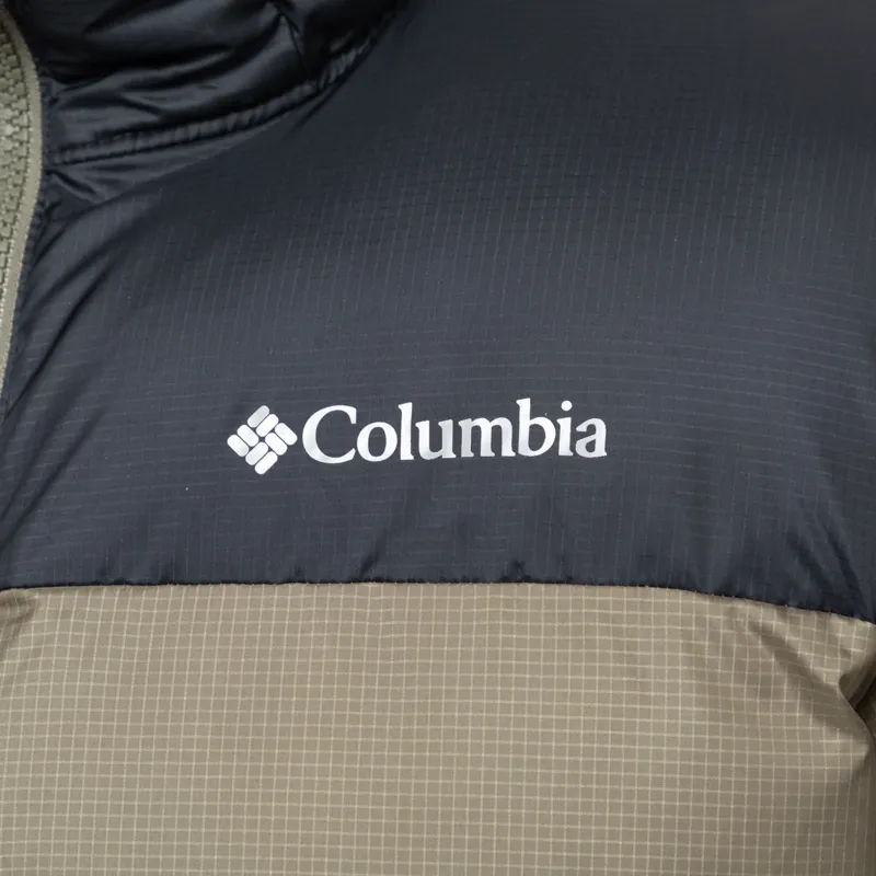 Columbia Puffect II Hooded Puffer Jacket Stone Green Black-9