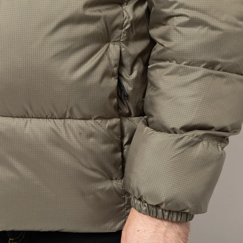 Columbia Puffect II Hooded Puffer Jacket Stone Green Black-12