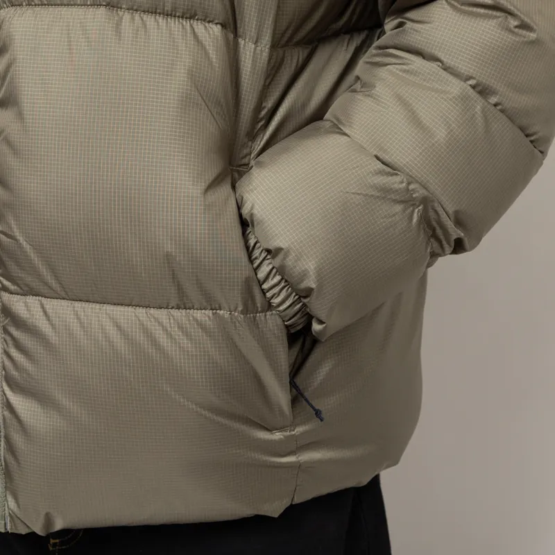 Columbia Puffect II Hooded Puffer Jacket Stone Green Black-10