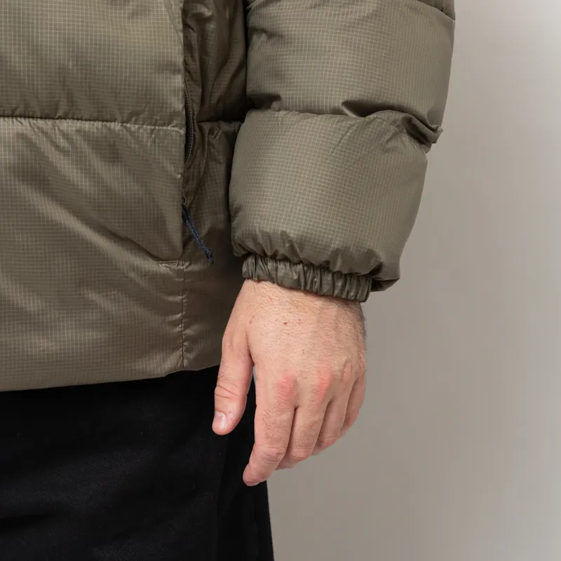 Columbia Puffect II Hooded Puffer Jacket Stone Green Black-11