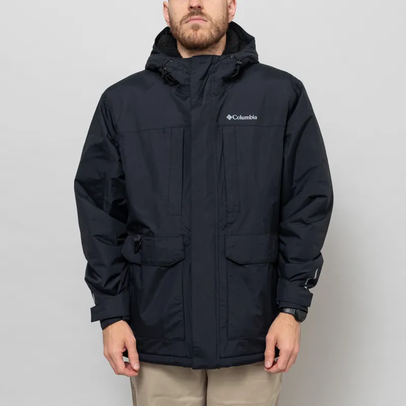 Columbia Landroamer Sherpa Lined Waterproof Hooded Jacket Black