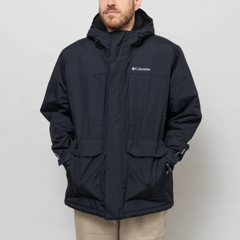 Columbia Landroamer Sherpa Lined Waterproof Hooded Jacket Black-1