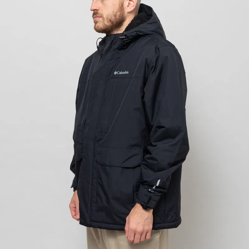 Columbia Landroamer Sherpa Lined Waterproof Hooded Jacket Black-3