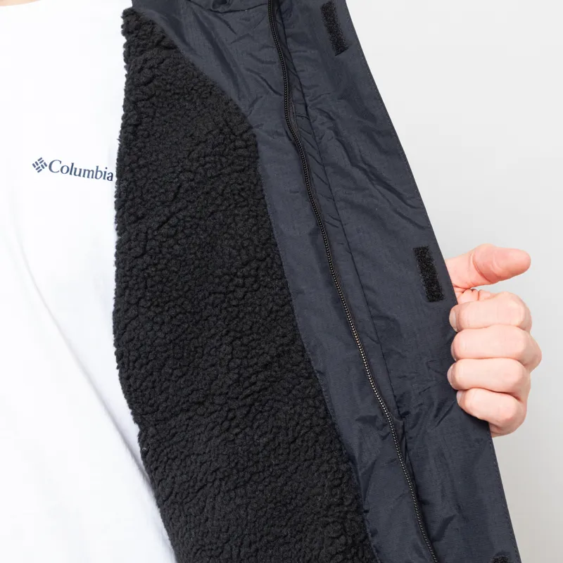Columbia Landroamer Sherpa Lined Waterproof Hooded Jacket Black-8