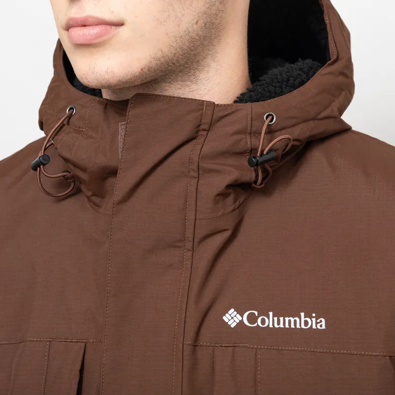 Columbia Landroamer Sherpa Lined Waterproof Hooded Jacket Tobacco-5