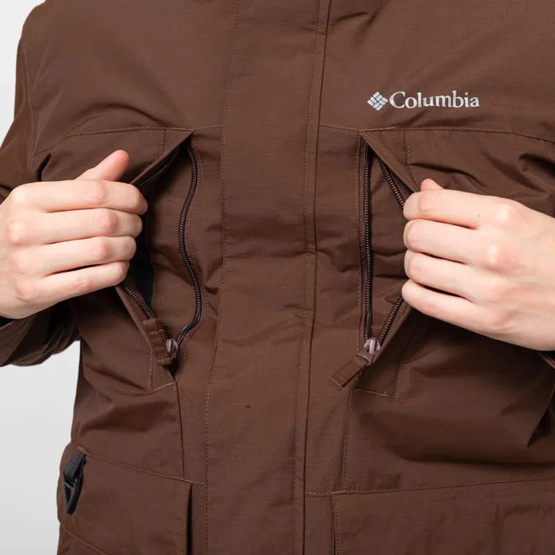 Columbia Landroamer Sherpa Lined Waterproof Hooded Jacket Tobacco-7