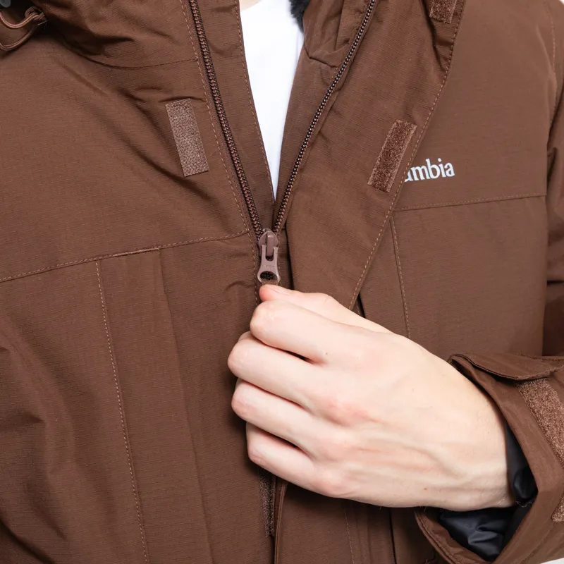 Columbia Landroamer Sherpa Lined Waterproof Hooded Jacket Tobacco-8