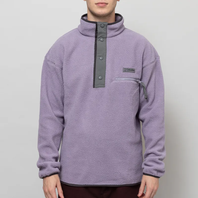 Columbia Helvetia II Half Snap Fleece Shale Purple