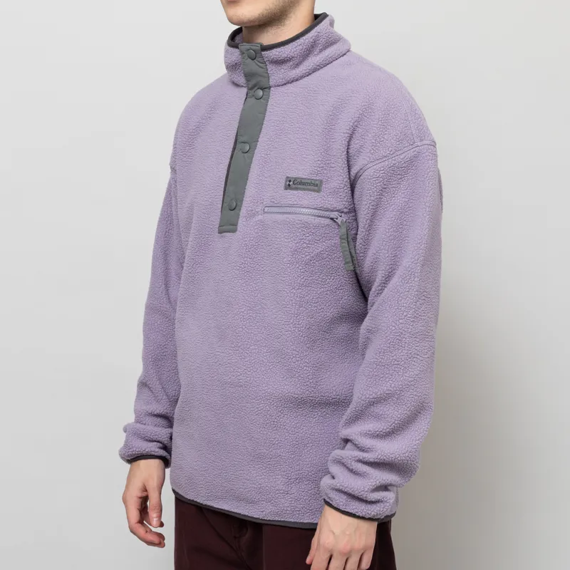 Columbia Helvetia II Half Snap Fleece Shale Purple-1