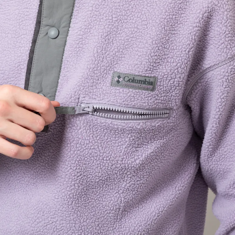 Columbia Helvetia II Half Snap Fleece Shale Purple-7