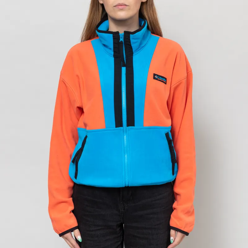 Columbia Womens Backbowl II Fleece Jacket Sing Compass Blue Black