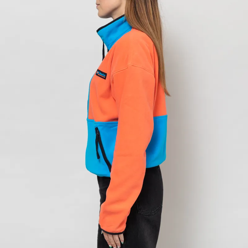 Columbia Womens Backbowl II Fleece Jacket Sing Compass Blue Black-2