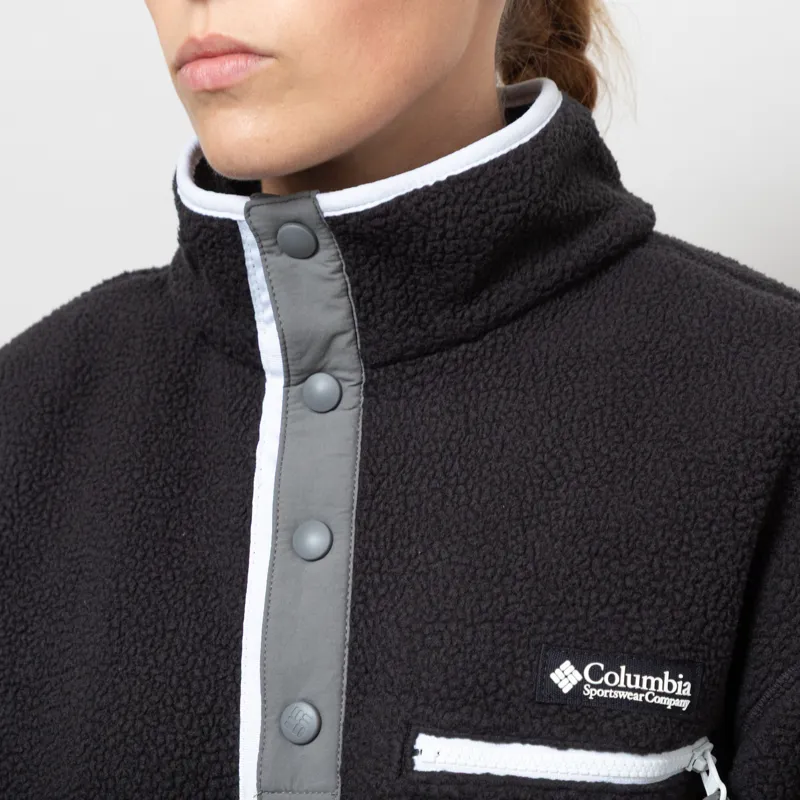 Columbia Womens Helvetia II Half Snap Fleece Black-5