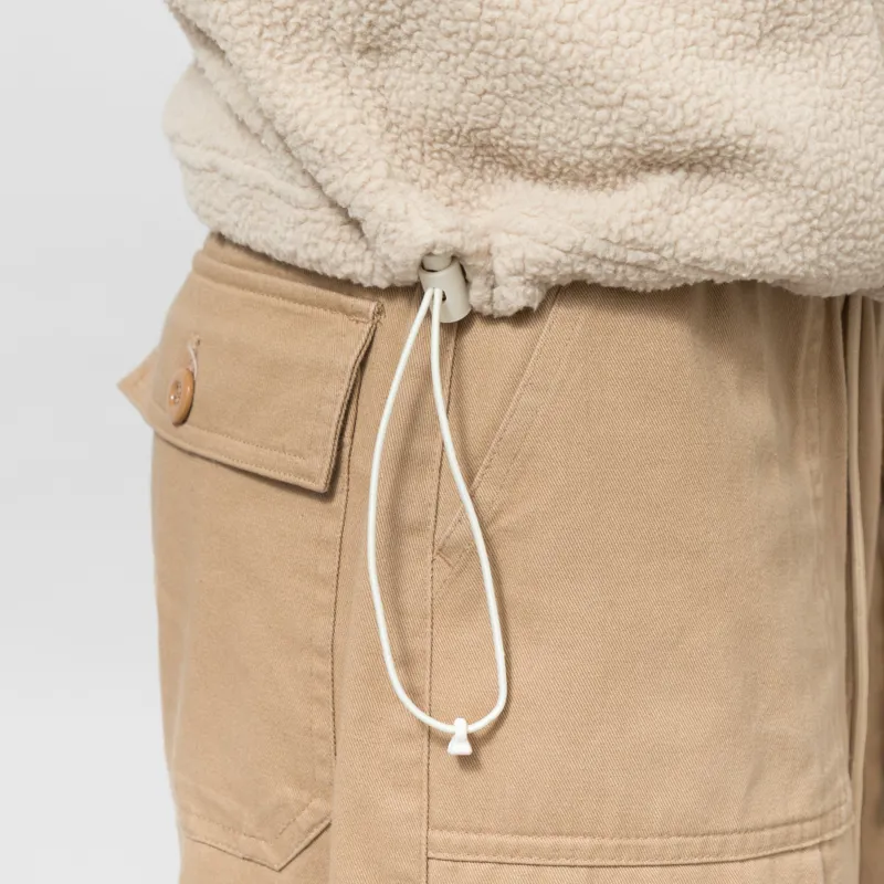 Columbia Womens Helvetia II Half Snap Fleece Ancient Fossil Stone Chalk-6