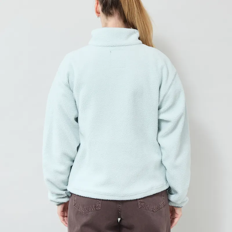 Columbia Womens Helvetia II Half Snap Fleece Tea Light Dark Stone-2