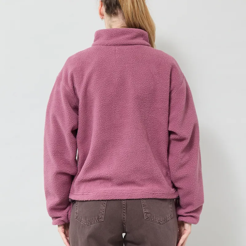 Columbia Womens Helvetia II Half Snap Fleece Antique Mauve Mineral Pink-2