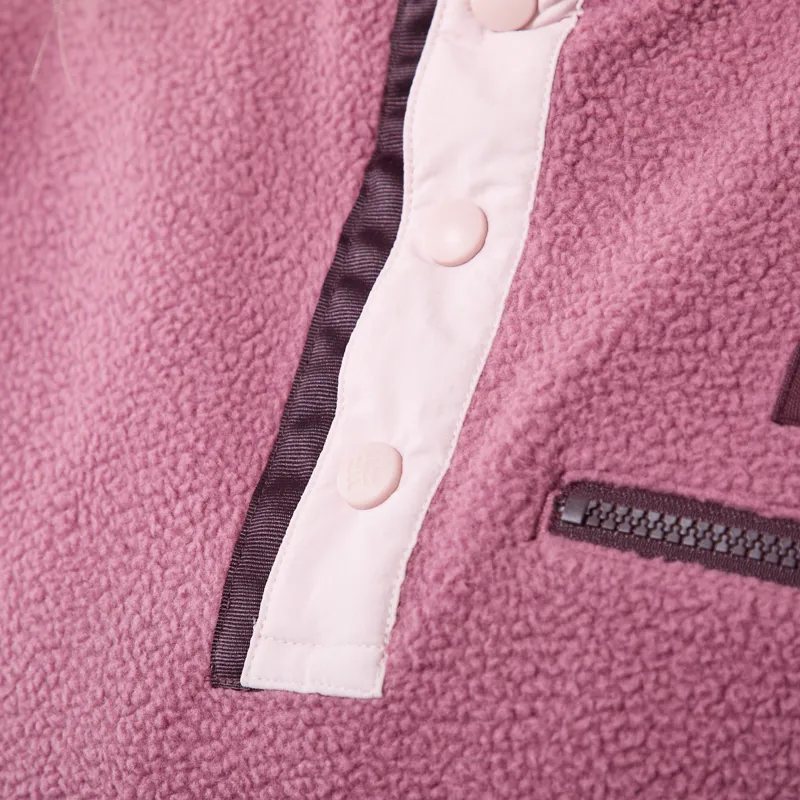 Columbia Womens Helvetia II Half Snap Fleece Antique Mauve Mineral Pink-5