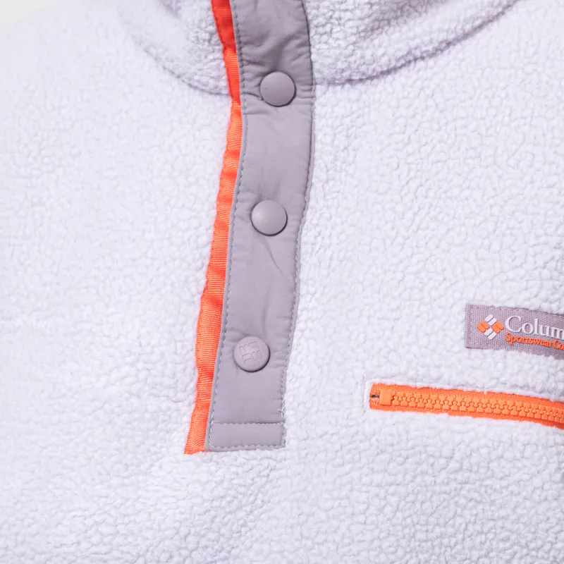 Columbia Womens Helvetia II Half Snap Fleece Lavender Shale Purple Zing-7