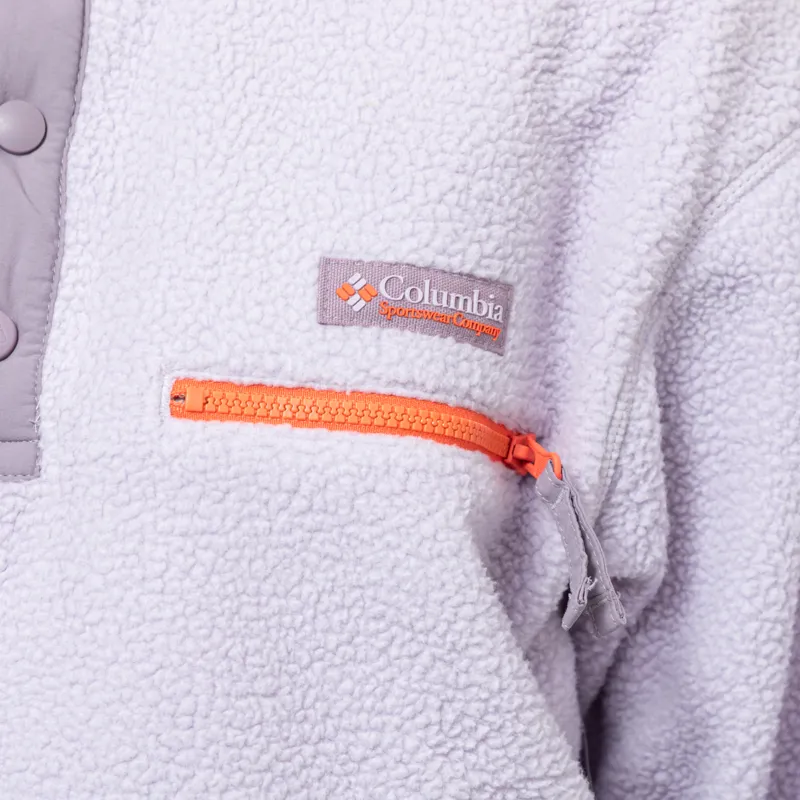 Columbia Womens Helvetia II Half Snap Fleece Lavender Shale Purple Zing-6